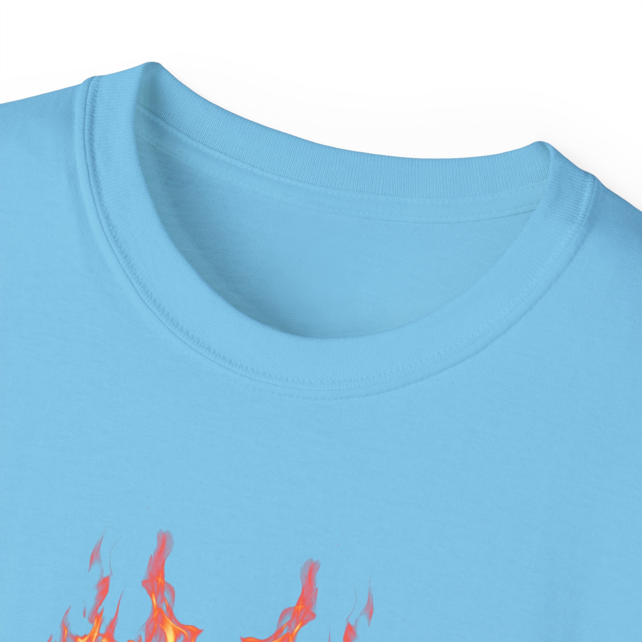 Dumpster Fire - Unisex T-Shirt (Front) - Damned Threads